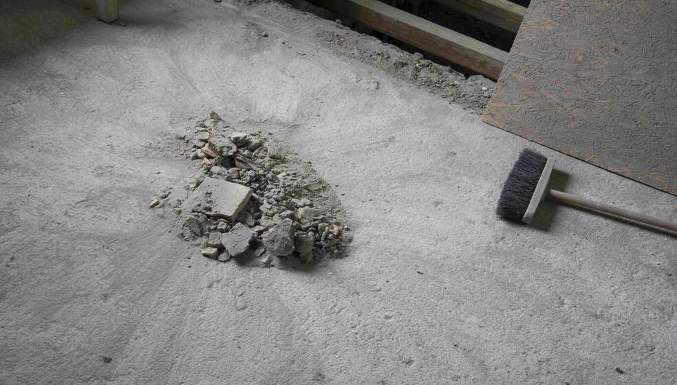 Post-construction cleaning